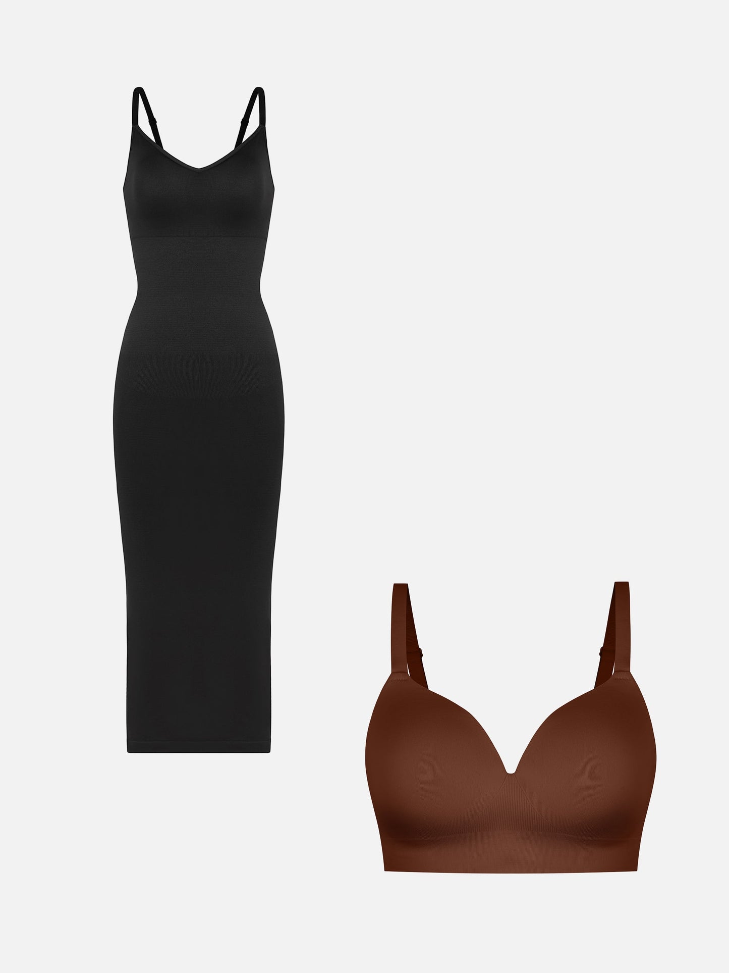 MyCurve Seamless Shaper Dress + Push-Up Seamless Bra