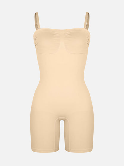 MyCurve Strapless Seamless Bodysuit with Removable Straps