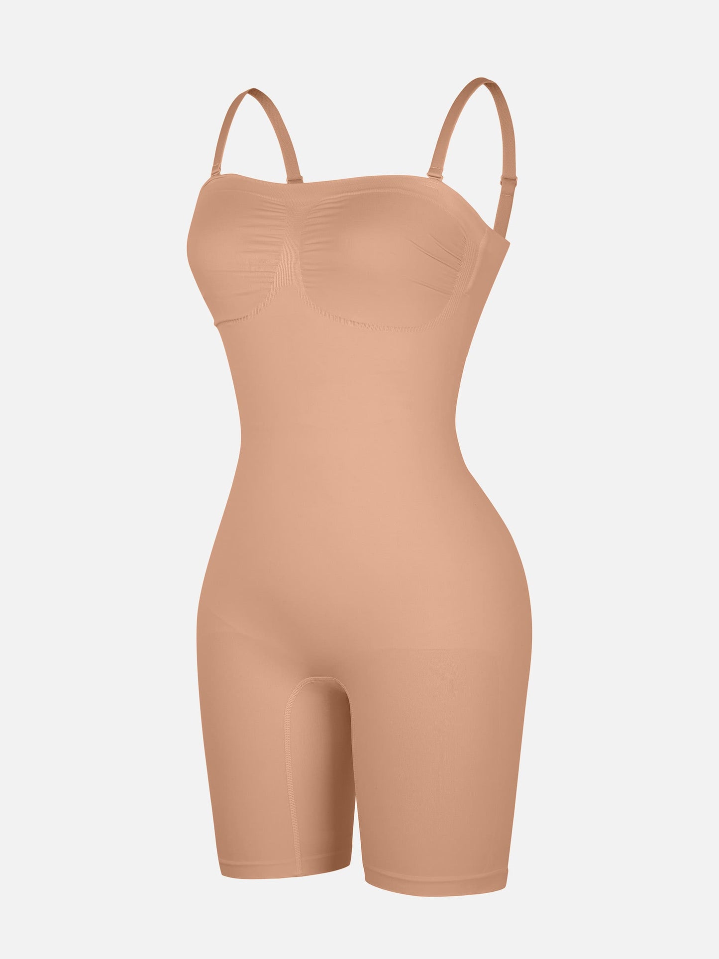 MyCurve Strapless Seamless Bodysuit with Removable Straps