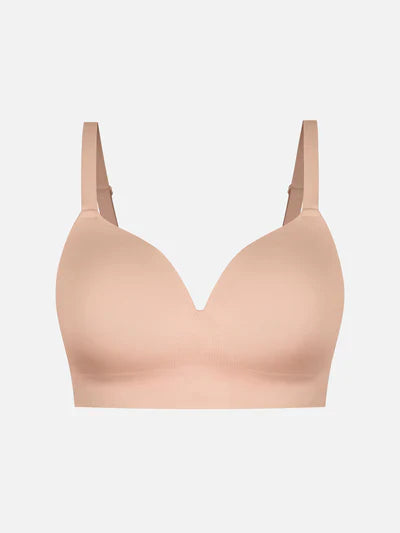 MyCurve Wireless Seamless Push-Up V-neck Bra
