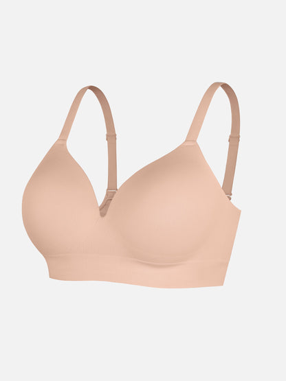 MyCurve 1 V Neck Shaping Bodysuit + 1 Push-Up Seamless Bra