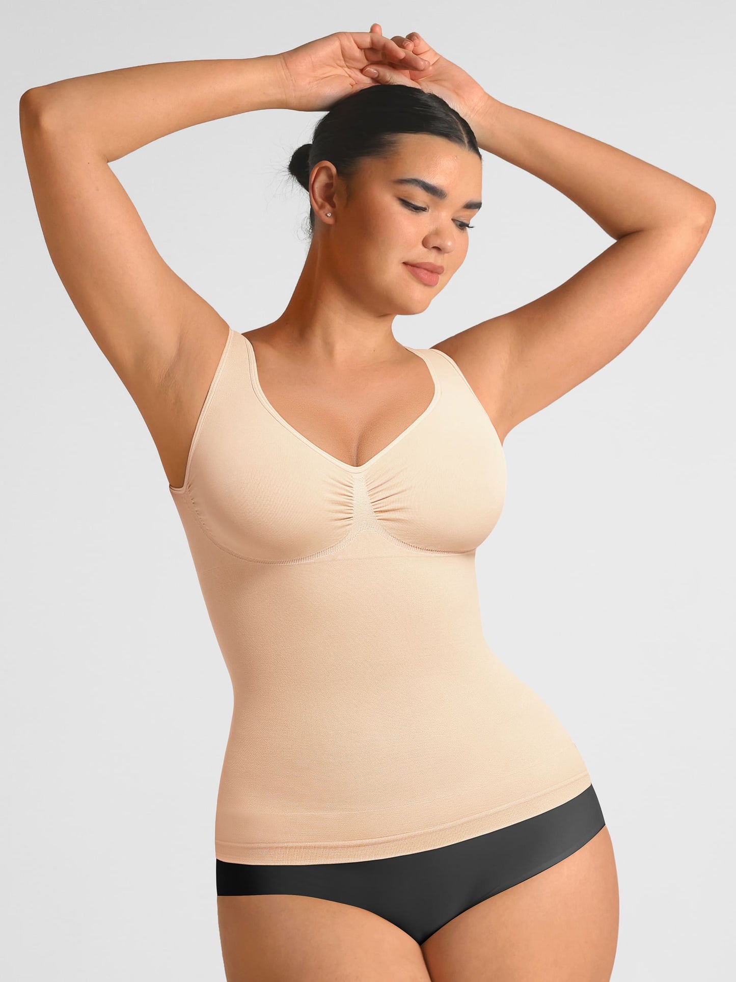 MyCurve Bust Support Waist and Abdomen Control Shape  Wide Straps Tank Top