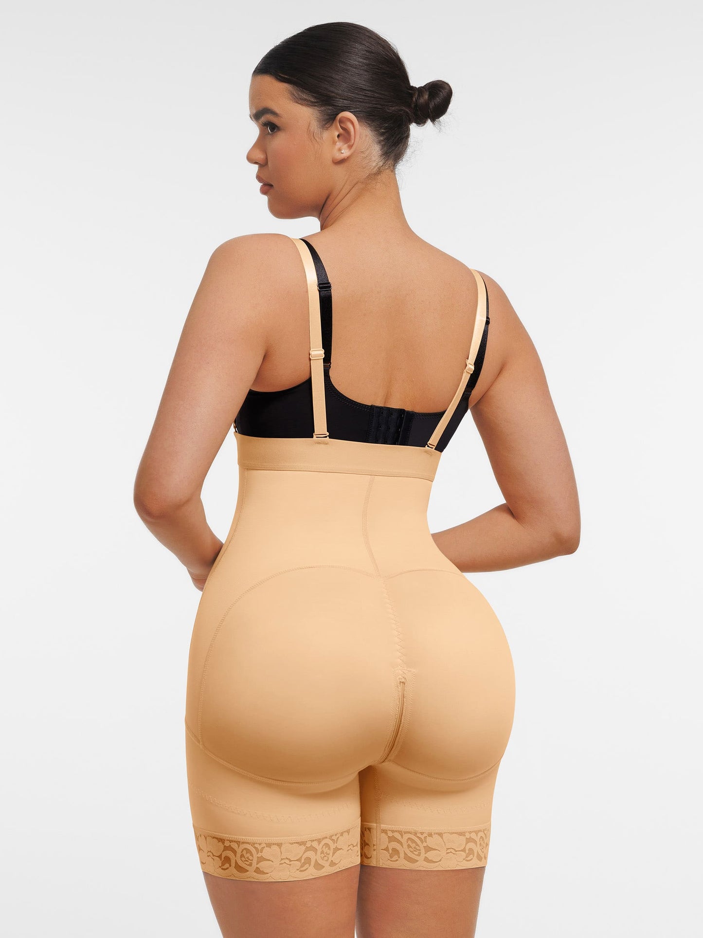 MyCurve Butt Lifting Body Shaper with Zip Crotch Smooth Tummy Control
