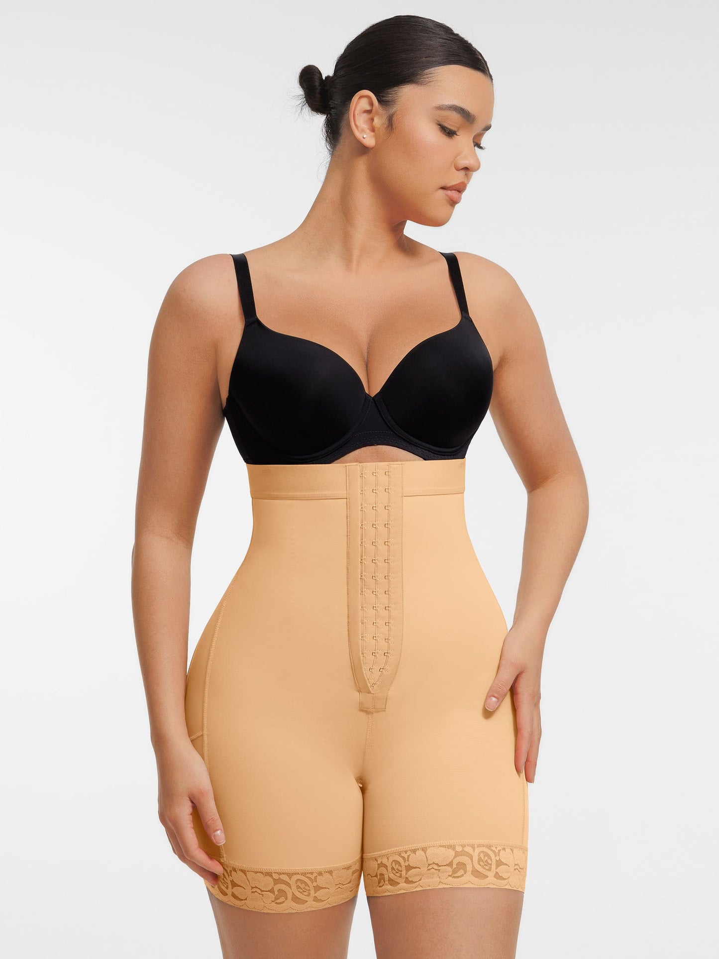 MyCurve Butt Lifting Body Shaper with Zip Crotch Smooth Tummy Control