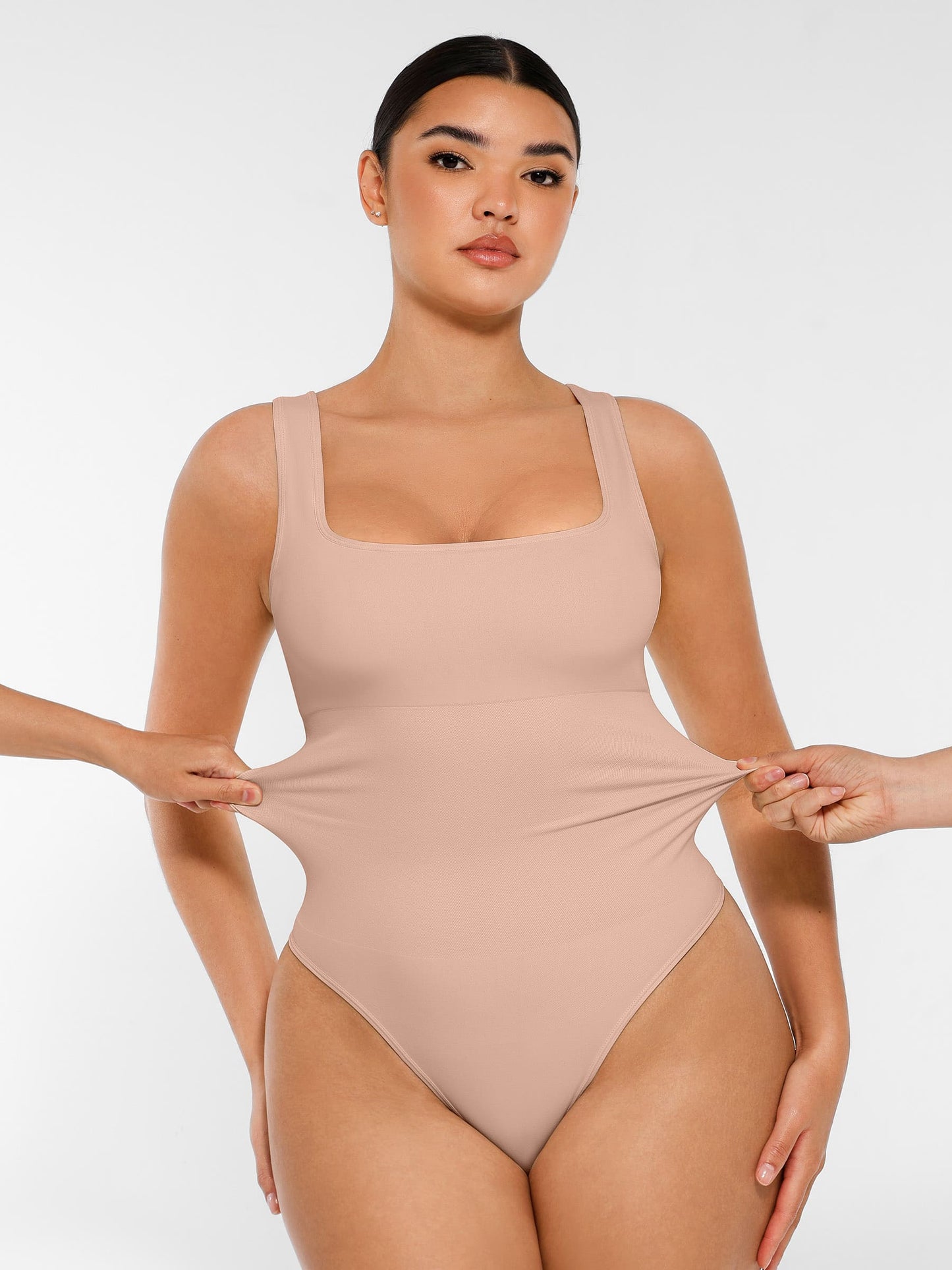 MyCurve Seamless Shapewear Thong Bodysuit