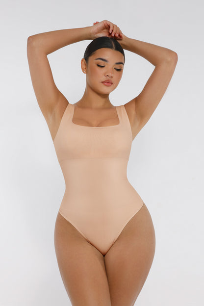 MyCurve Seamless Shapewear Thong Bodysuit