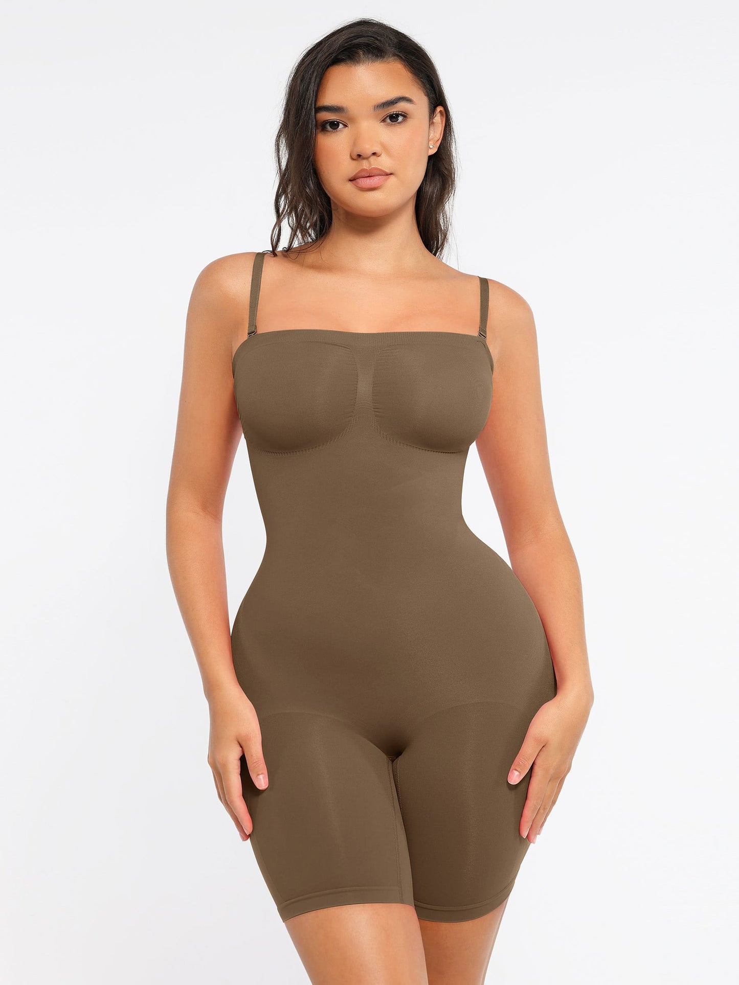MyCurve Strapless Seamless Bodysuit with Removable Straps