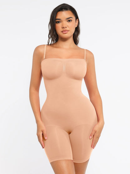 MyCurve Strapless Seamless Bodysuit with Removable Straps