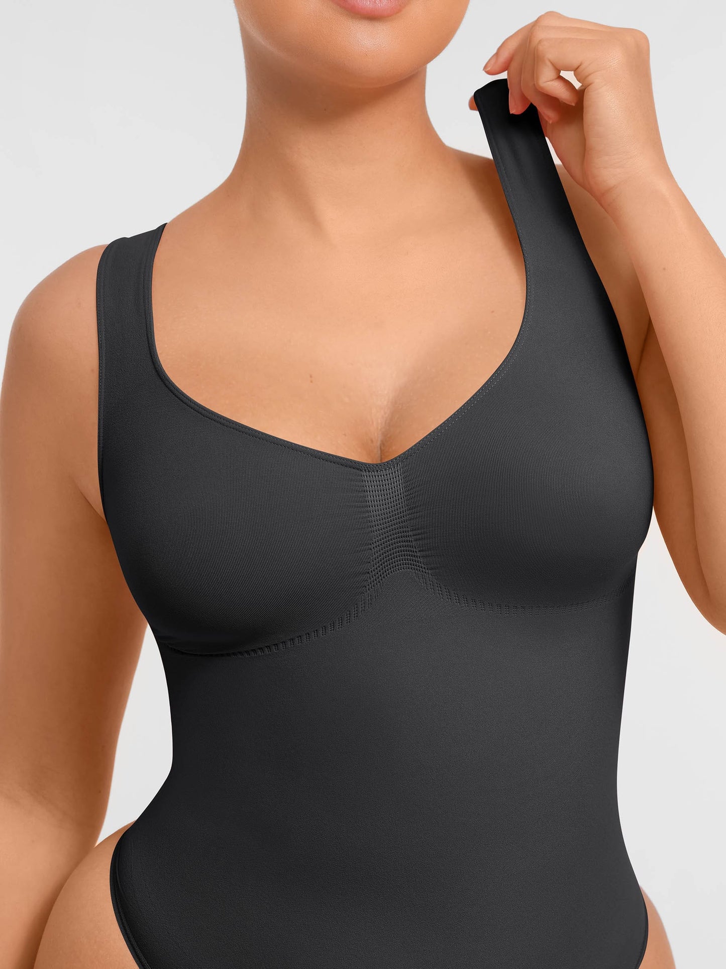 MyCurve Tummy Control Seamless Wide Strap Bodysuit