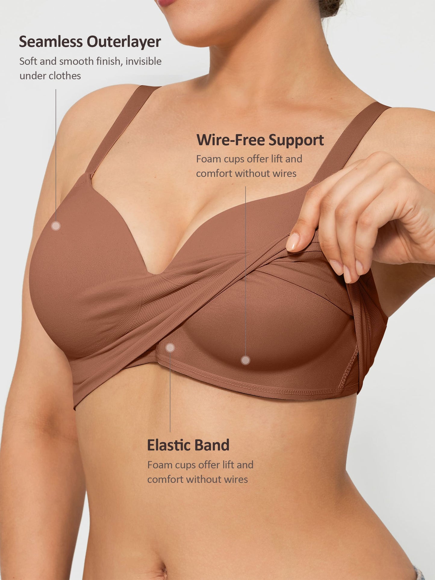 MyCurve 1 Push-Up Seamless Bra + 1 Smooth Seamless Bra
