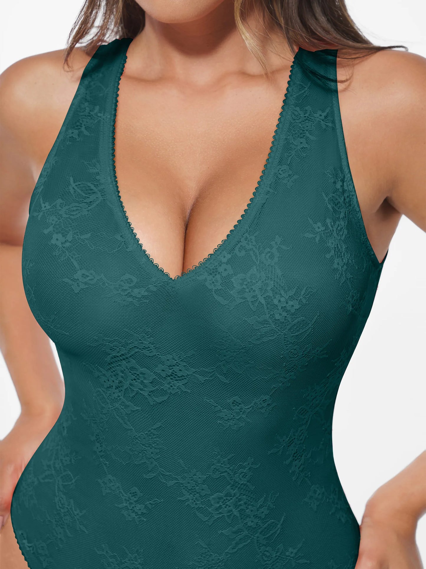 MyCurve Seamless Lightweight Lace Bodysuit