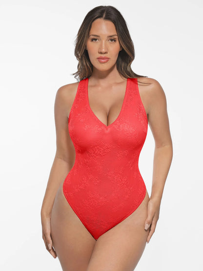 MyCurve Seamless Lightweight Lace Bodysuit