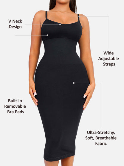 MyCurve Seamless Midi Body Shaper Dress