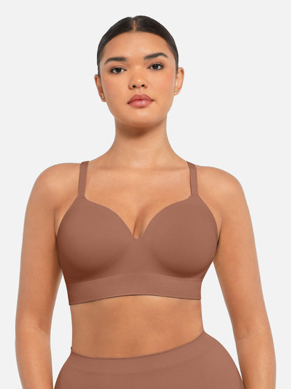 MyCurve 1 V Neck Shaping Bodysuit + 1 Push-Up Seamless Bra