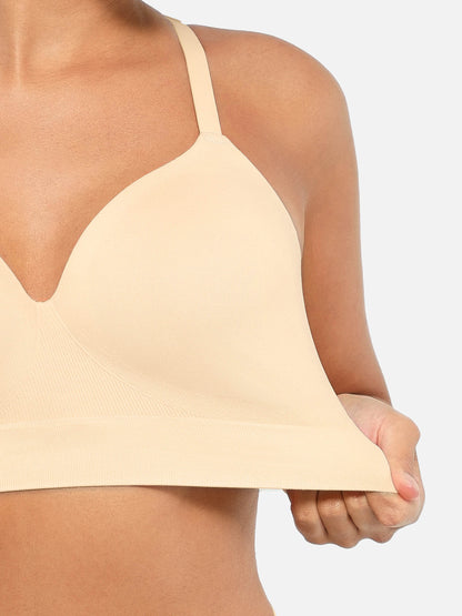 MyCurve Wireless Push-Up Seamless Full Coverage Bra Bundle