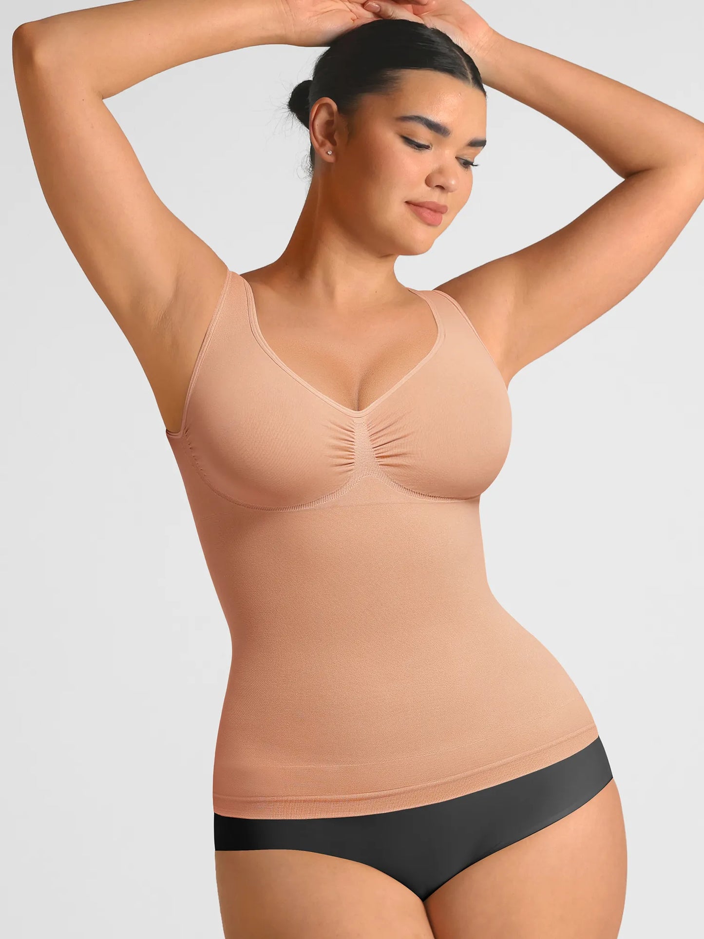 MyCurve Bust Support Waist and Abdomen Control Shape  Wide Straps Tank Top
